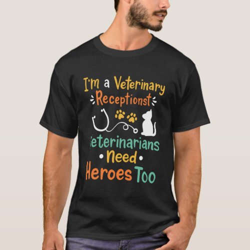 Vet Receptionist T_Shirt