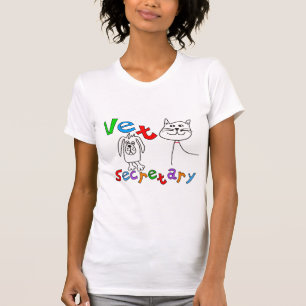 Vet Secretary Gifts, Veterinary Office Secretary T-Shirt