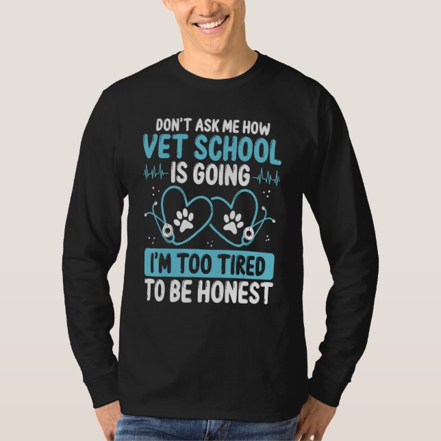 Vet Student Graduation Party Technician Future Vet T-Shirt (Front)