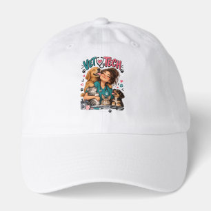 Vet Tech Animal Lover Veterinary Technician Hat