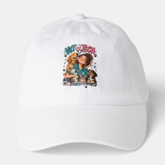 Vet Tech Animal Lover Veterinary Technician Hat