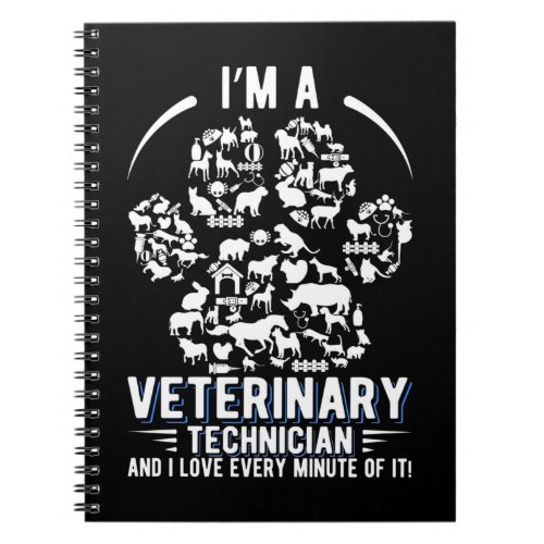 Vet Tech Appreciation Veterinary Technician Notebook