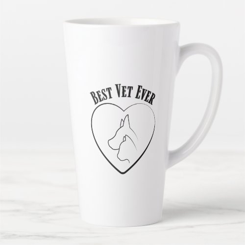 Vet Tech Best Veterinary Technician Animal Doctor Latte Mug
