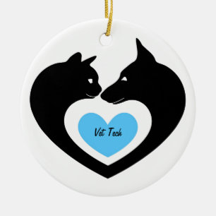 Vet Tech Ceramic Ornament