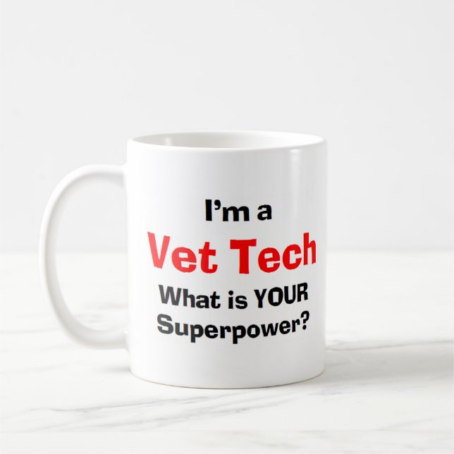 vet tech coffee mug (Left)