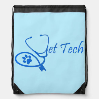 vet tech drawstring backpack
