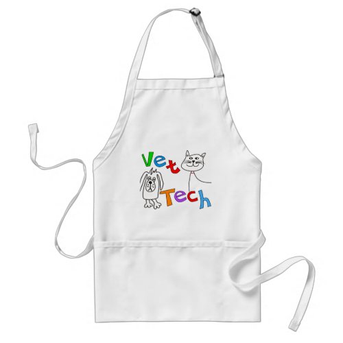 Vet Tech Gifts Veterinary Technician Adult Apron