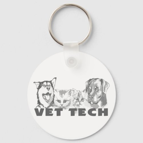 Vet Tech Keychain