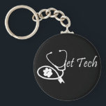 VET TECH KEYCHAIN<br><div class="desc">STETHOSCOPE DESIGN</div>