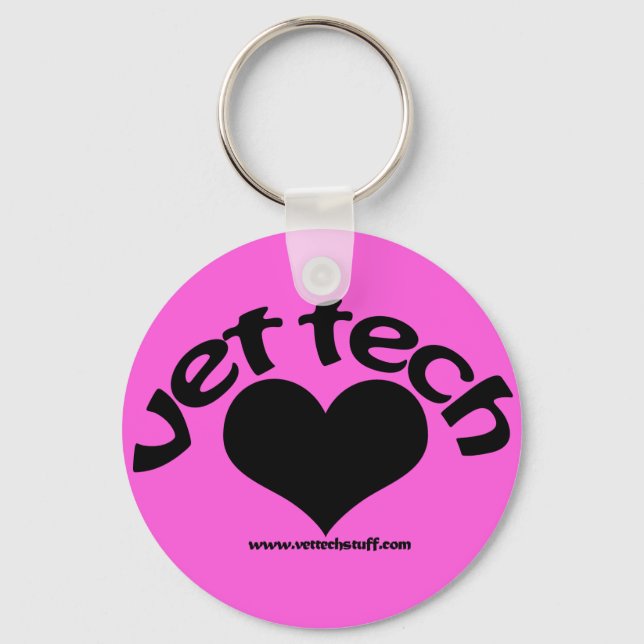 vet tech keychain (Front)