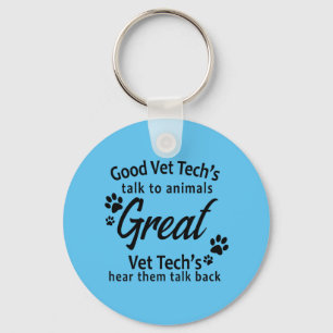 Vet Tech Keychain Gift