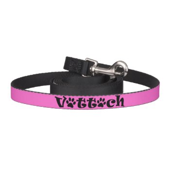 Vet Tech Leash Pink by Vettechstuff at Zazzle