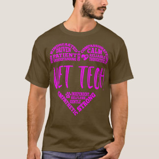 Vet Tech Neon Pink NurseS Week Nurse Day Christmas T-Shirt