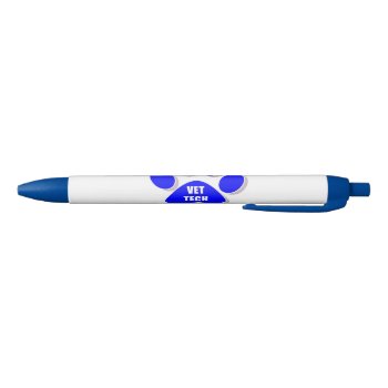 Vet Tech Pen Blue by Vettechstuff at Zazzle