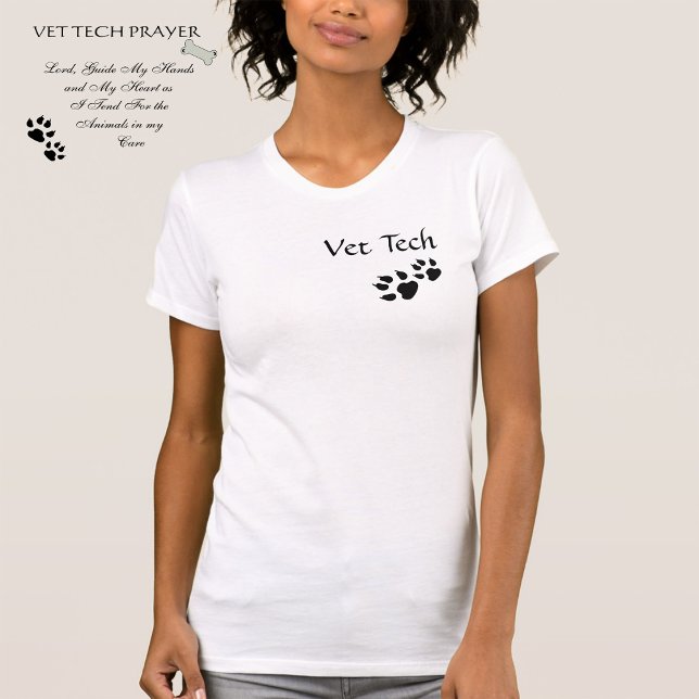 Vet Tech Prayer T-Shirt (Creator Uploaded)