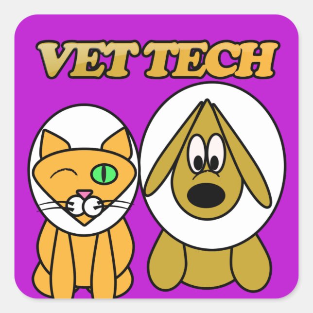 VET TECH STICKER BY WWW.VETTECHSTUFF.COM (Front)