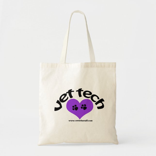 Vet tech tote bag (Front)