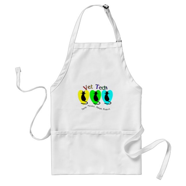 Vet Tech , Unique Gifts for Veterinary Staff Adult Apron (Front)