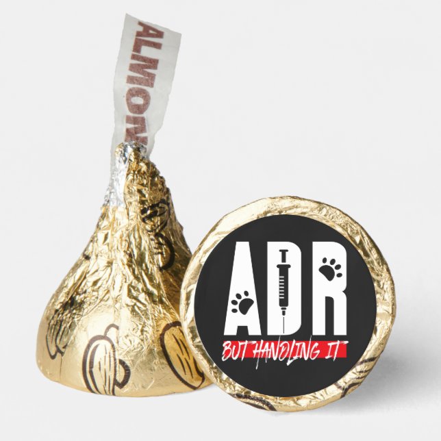 Vet Tech Veterinarian ADR But Handling It Hershey®'s Kisses® (Front)