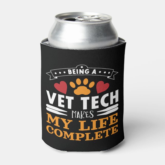 VET Tech, veterinarian    Can Cooler (Can Front)