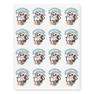Vet Tech Veterinarian Funny Life Temporary Tattoos