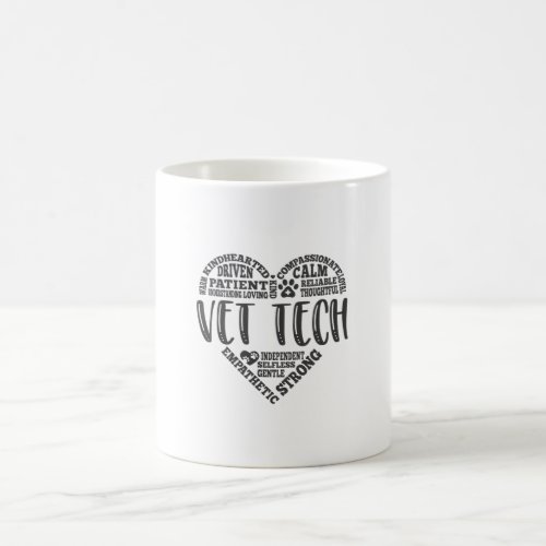 Vet tech veterinarian tech vet technician coffee mug
