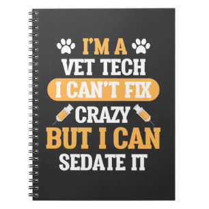 Vet Tech Veterinary Animal Veterinarian Rescue Notebook