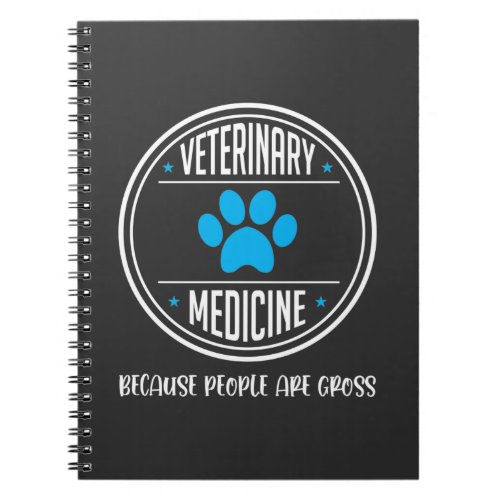 Vet Tech Veterinary Medicine Veterinarian Rescue Notebook