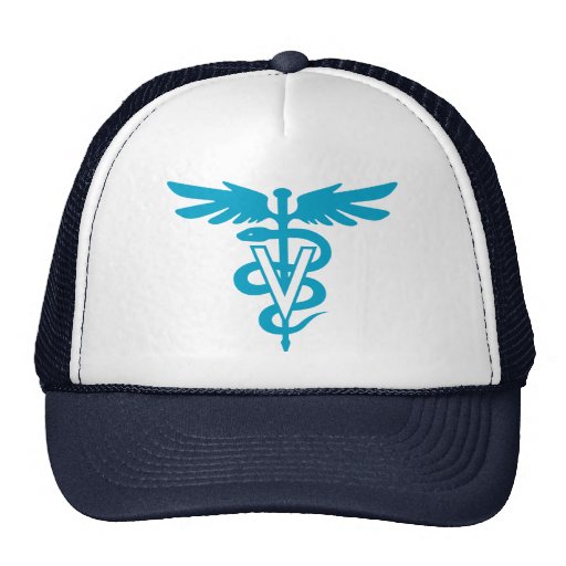 Vet Tech - Veterinary Symbol Trucker Hat | Zazzle