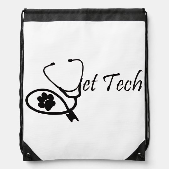 vet teck drawstring backpack Zazzle