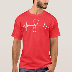 Vet Veterinarian Heartbeat T-Shirt