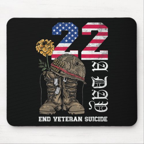 Veteran 22 A Day Take Their Lives End Veteran Suic Mouse Pad