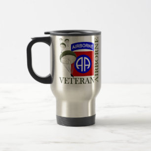 Veteran 82nd Airborne Travel Mug