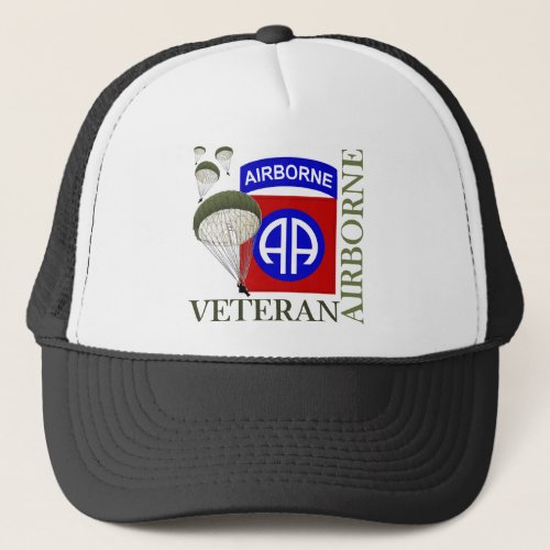 Veteran 82nd Airborne Trucker Hat