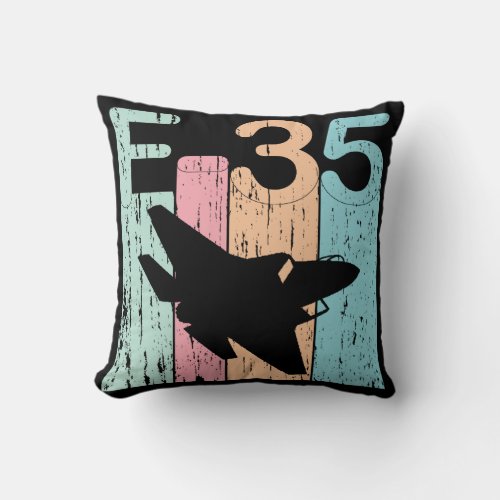 Veteran Air Force Military Gifts Vintage Air Force Throw Pillow