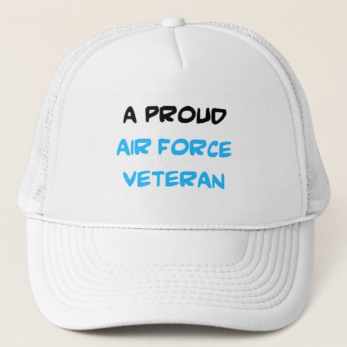 veteran air force trucker hat