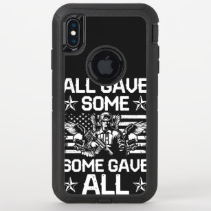 Veteran All gave some some gave all Veteran life 8 OtterBox Defender iPhone XS Max Case