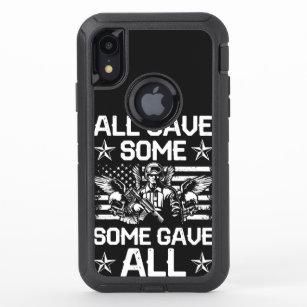 Veteran All gave some some gave all Veteran life 8 OtterBox Defender iPhone XR Case