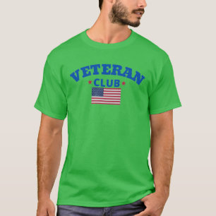 Veteran America Club Crest   True Classic Premium  T-Shirt