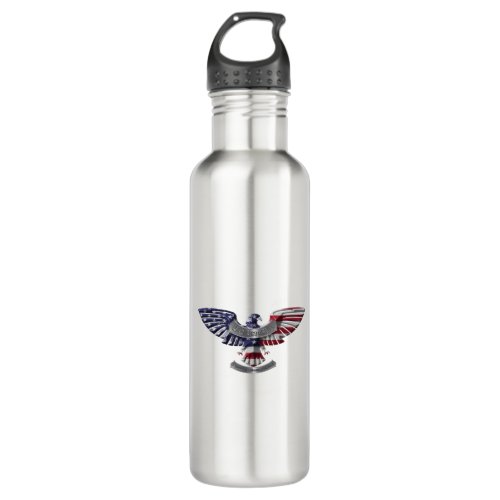 Veteran American Eagle Proud To Have Served Stainless Steel Water Bottle