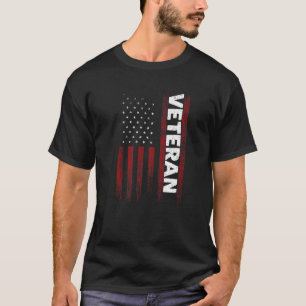 Veteran American Flag   T-Shirt