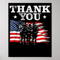 Veteran Appreciation US Flag Patriotic Soldier