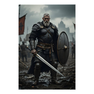 Veteran Battlefield Warrior Poster