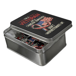 Veteran Cancer Survivor Don't Underestimate Me Jigsaw Puzzle