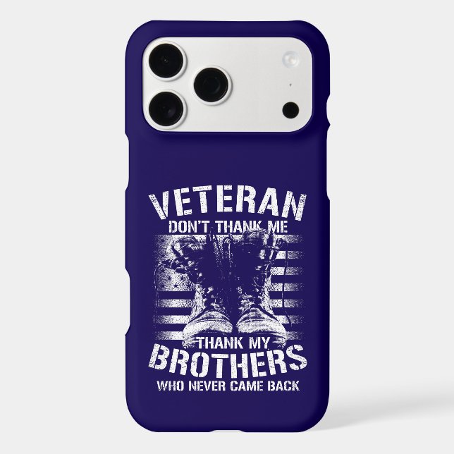 Veteran  Case-Mate iPhone case (Back)