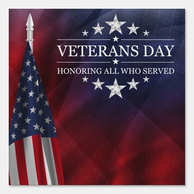 Veteran Day Sign (Front)