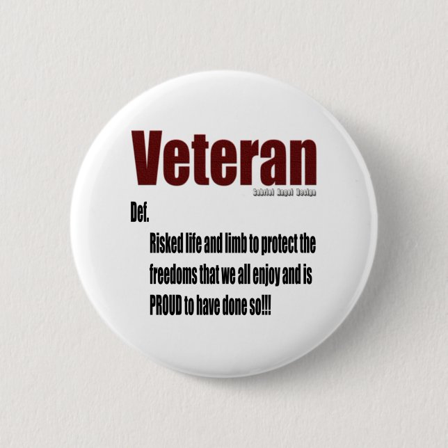 Veteran Definition Button (Front)