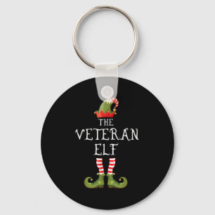 Veteran Elf Family Matching Group Christmas Us Arm Keychain