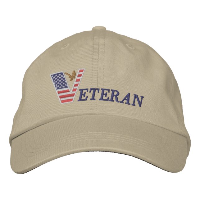 Veteran Embroidered Cap (Front)