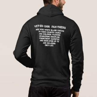 Veteran Father Hoodie - BLACK